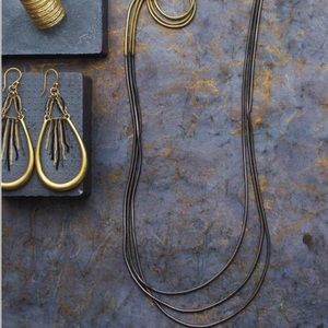 Silpada K&R Cascading Colorblock Necklace